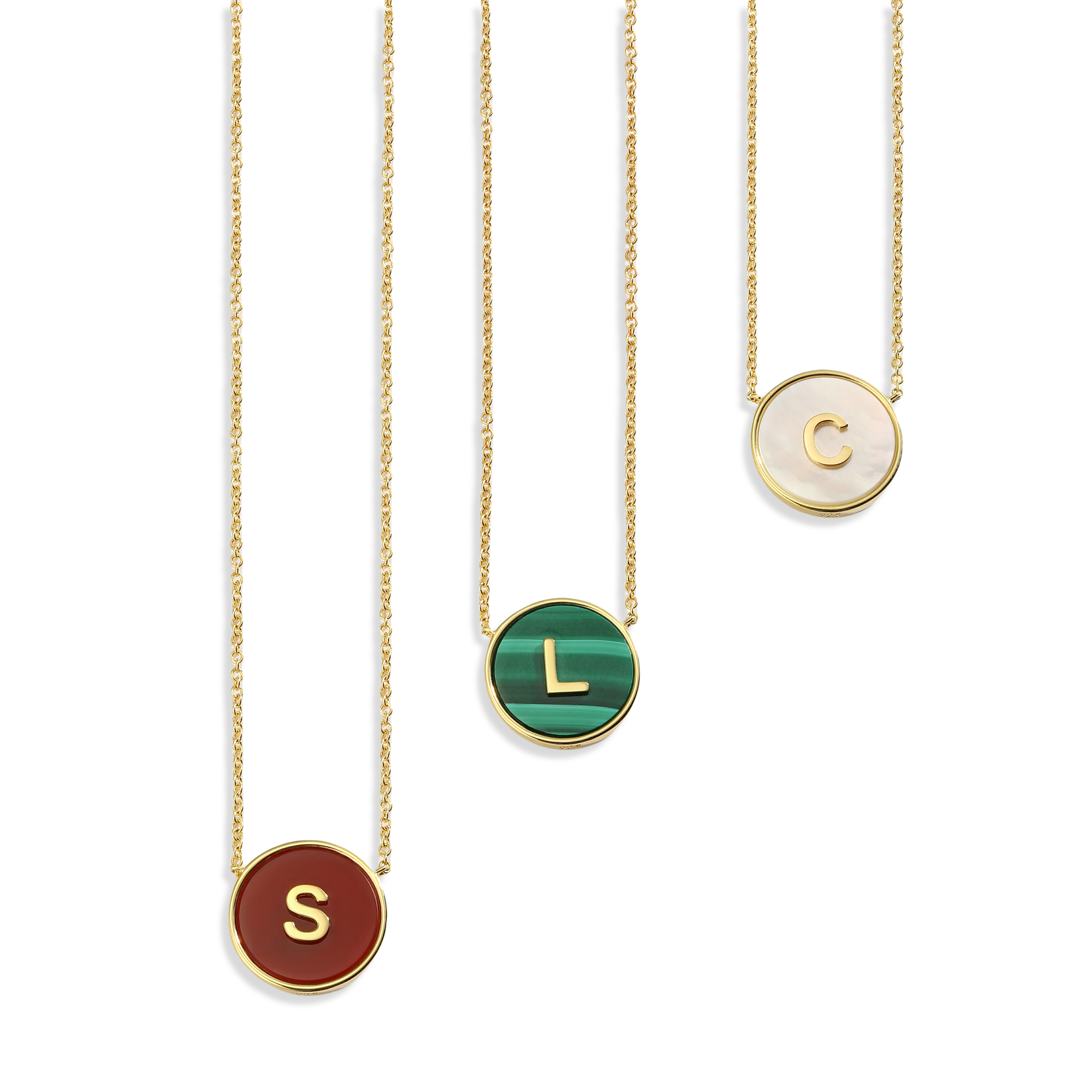 18k Gold Plated Silver Pearl Zodiac Necklace
