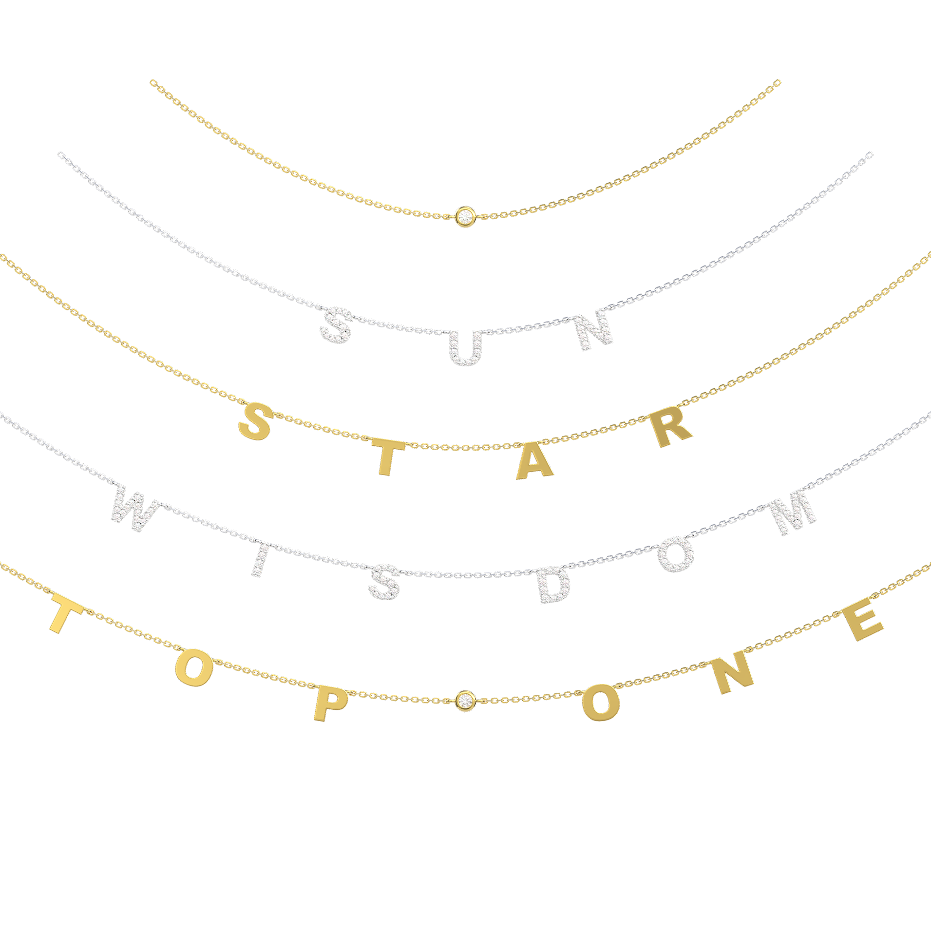Luxe Letter Necklace SS25N004BR