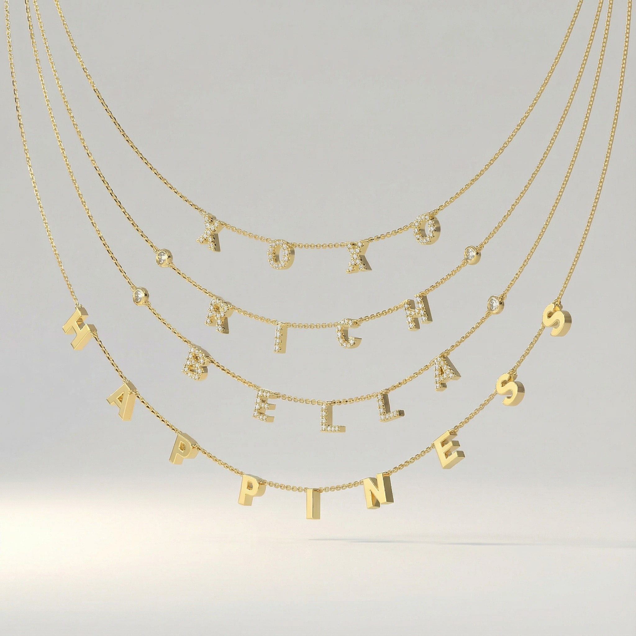 Luxe Letter Necklace SS25N004BR