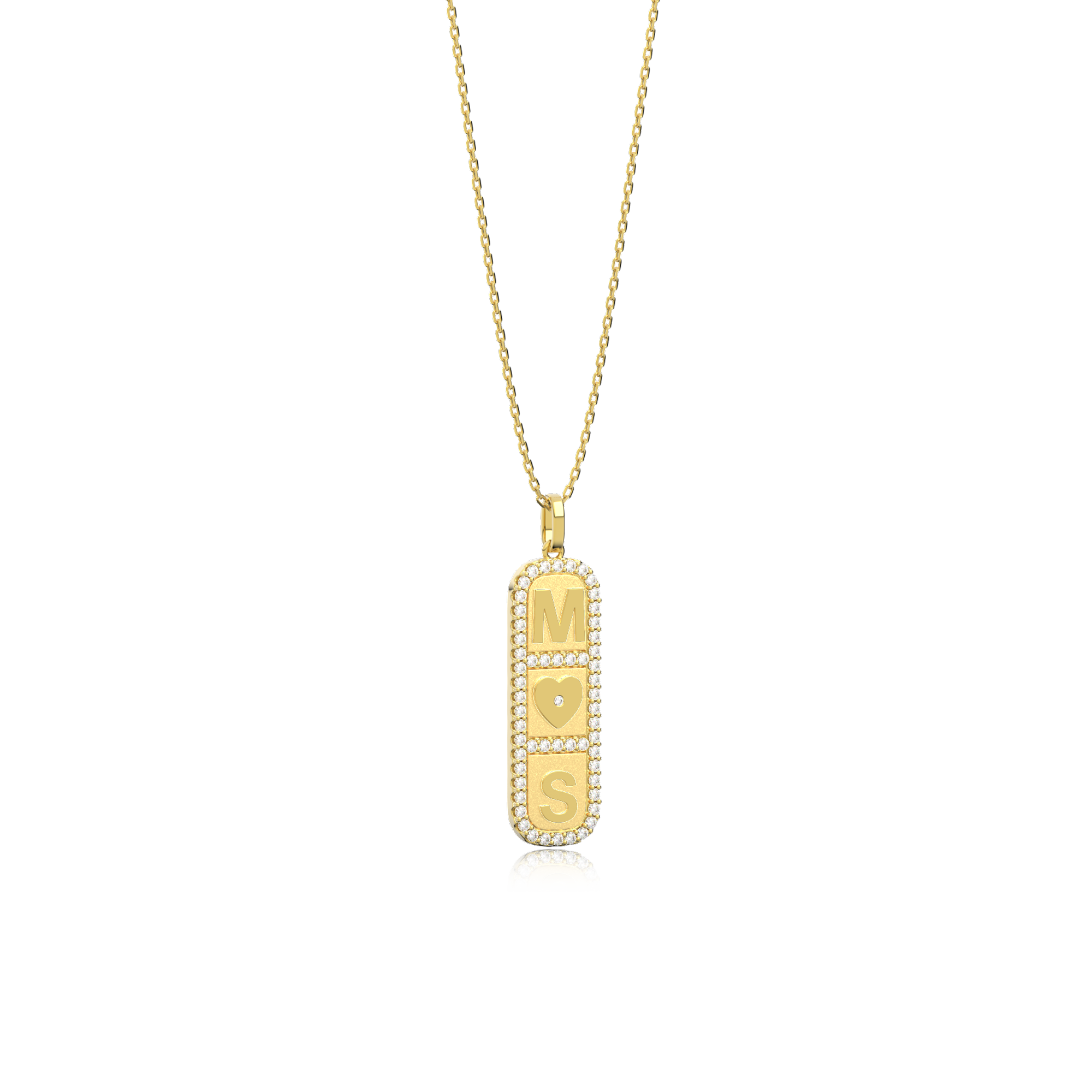 18k Gold Plated Elements Necklace SS25N003G