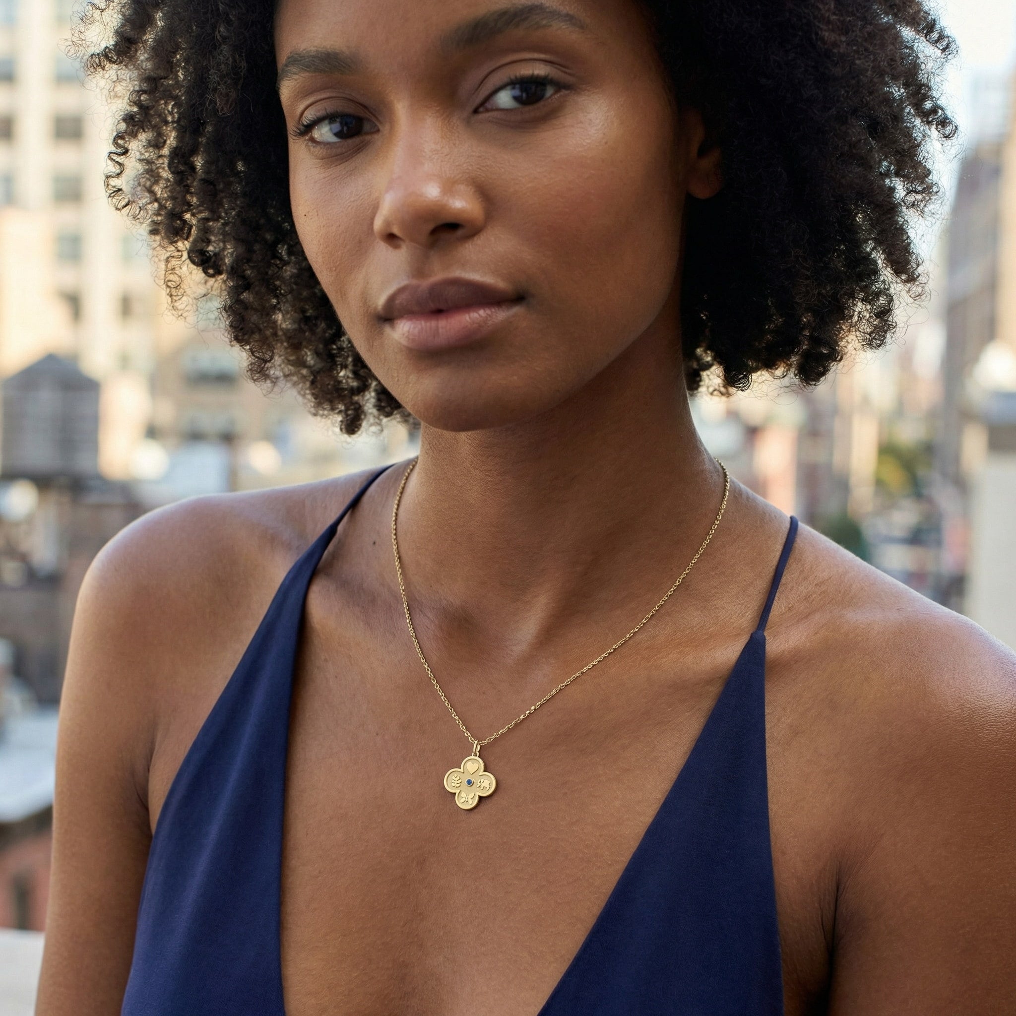 18k Gold Vermeil Elements Necklace