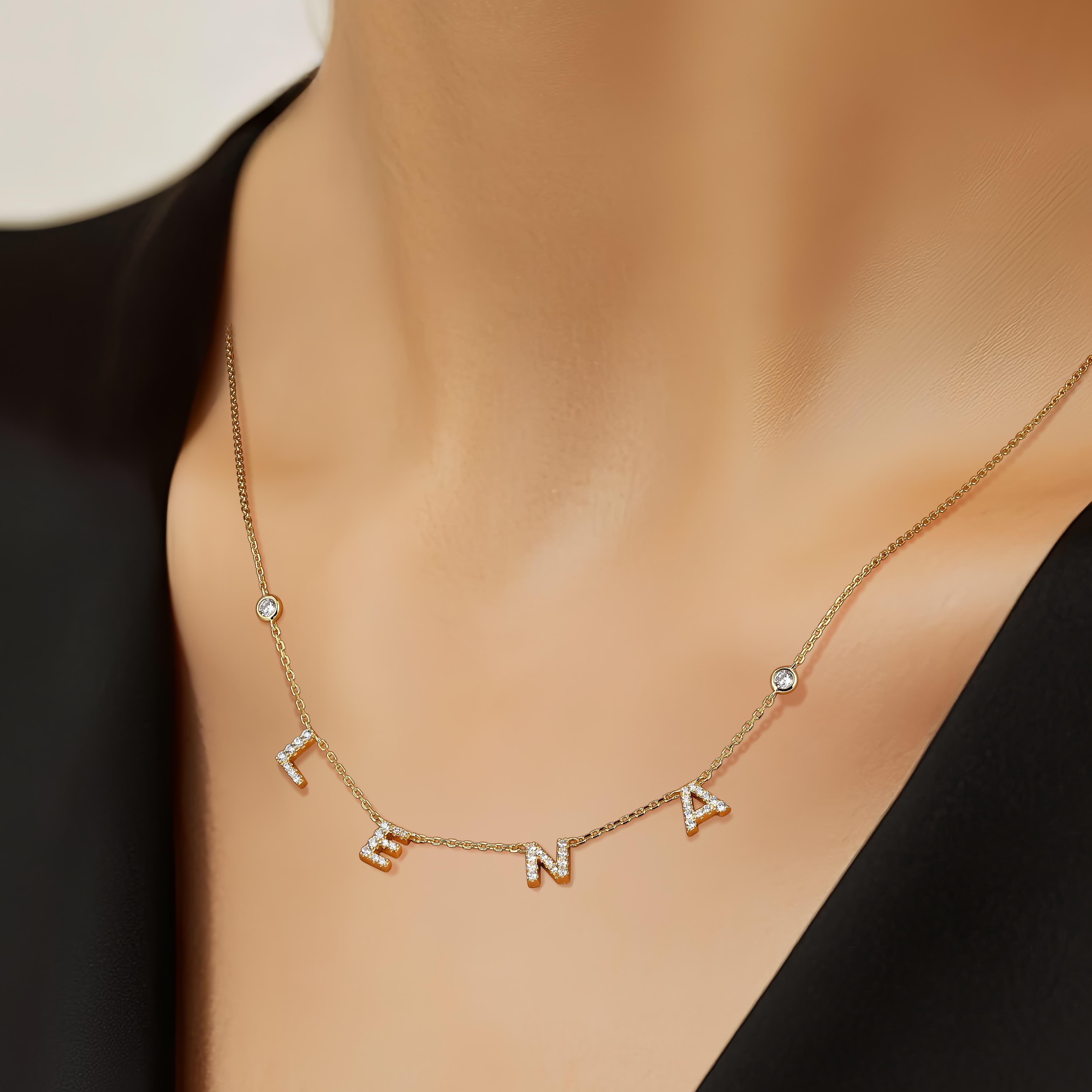 Luxe Letter Necklace SS25N004BR