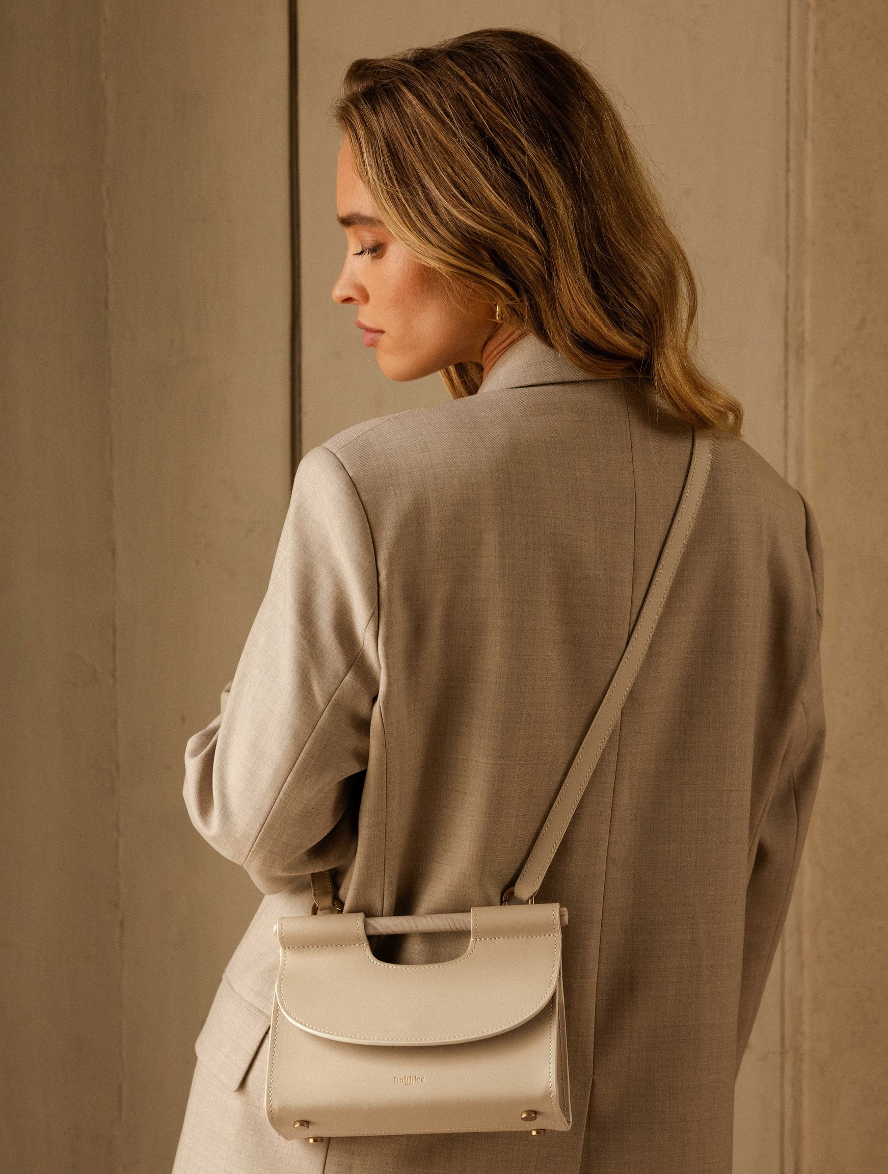 Mini Ancône Purse Beige