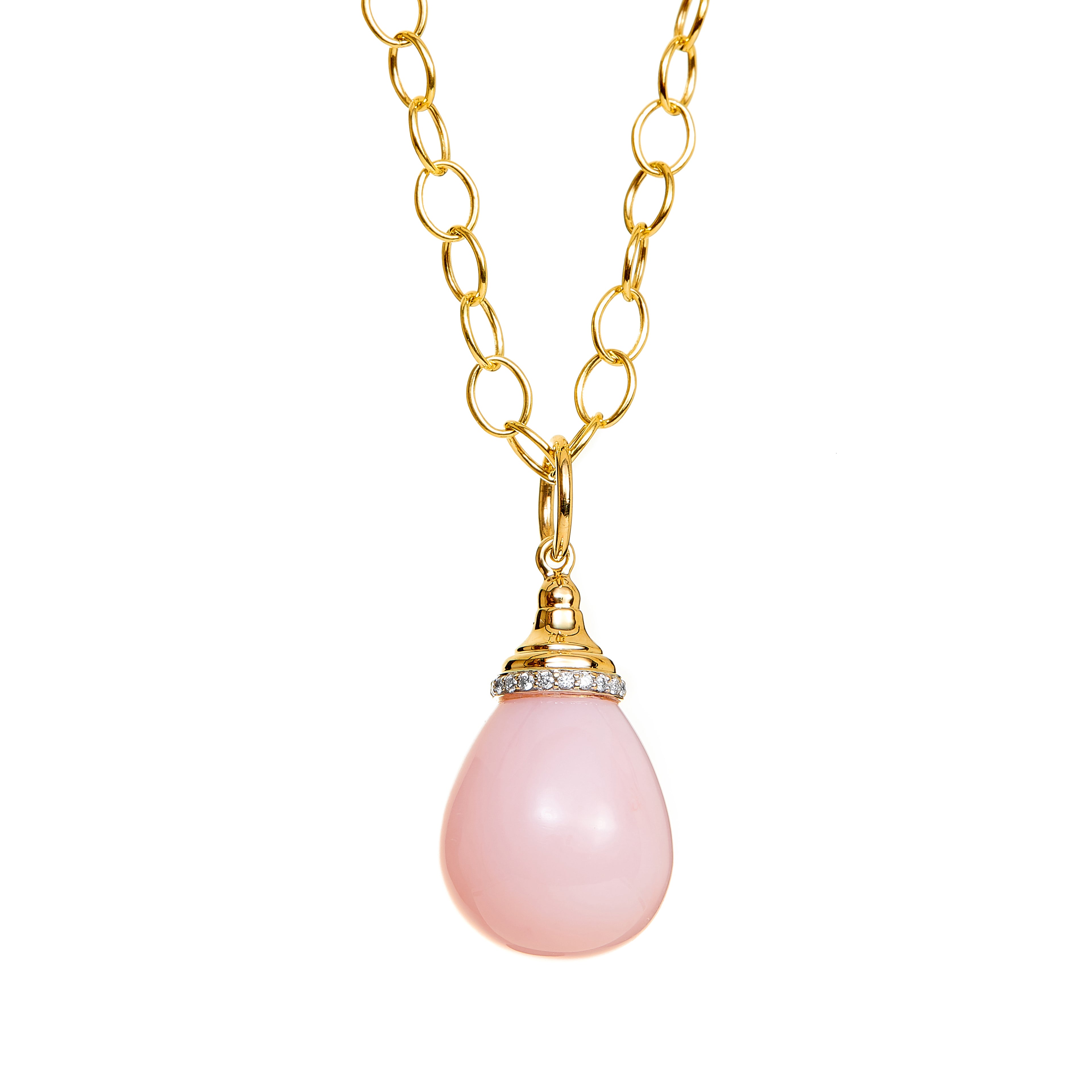 Limited Edition Pink Opal Drop Pendant