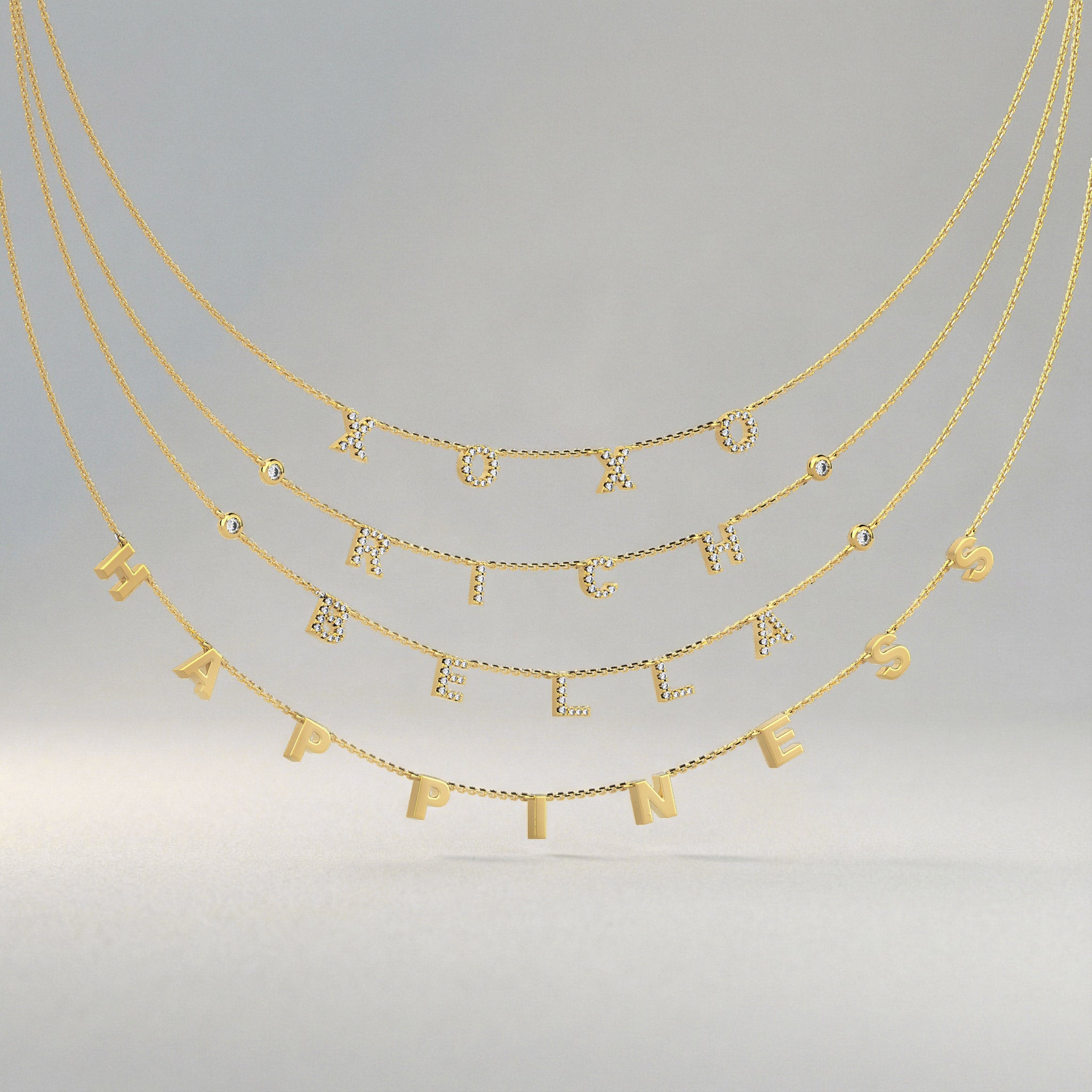 Luxe Letter Necklace SS25N004BR