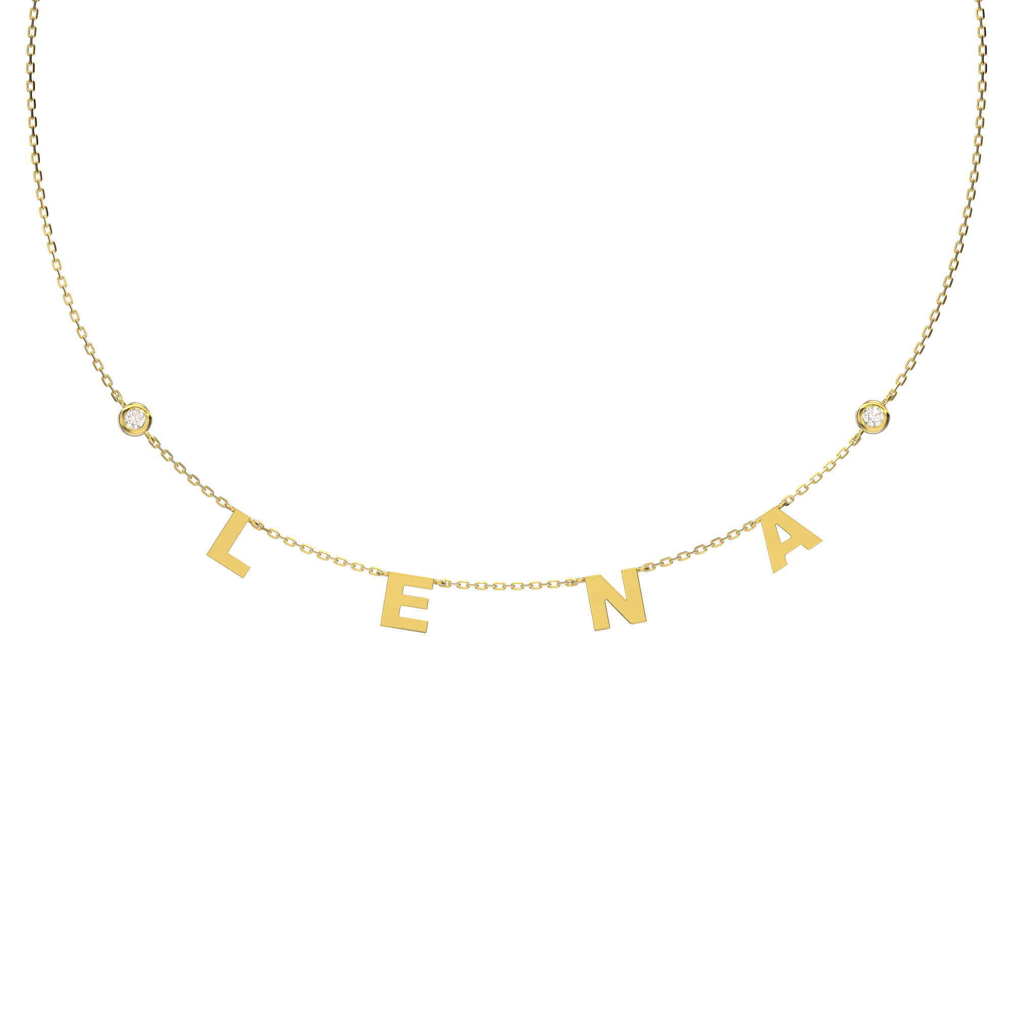 Classic Letter Necklace SS25N004BR