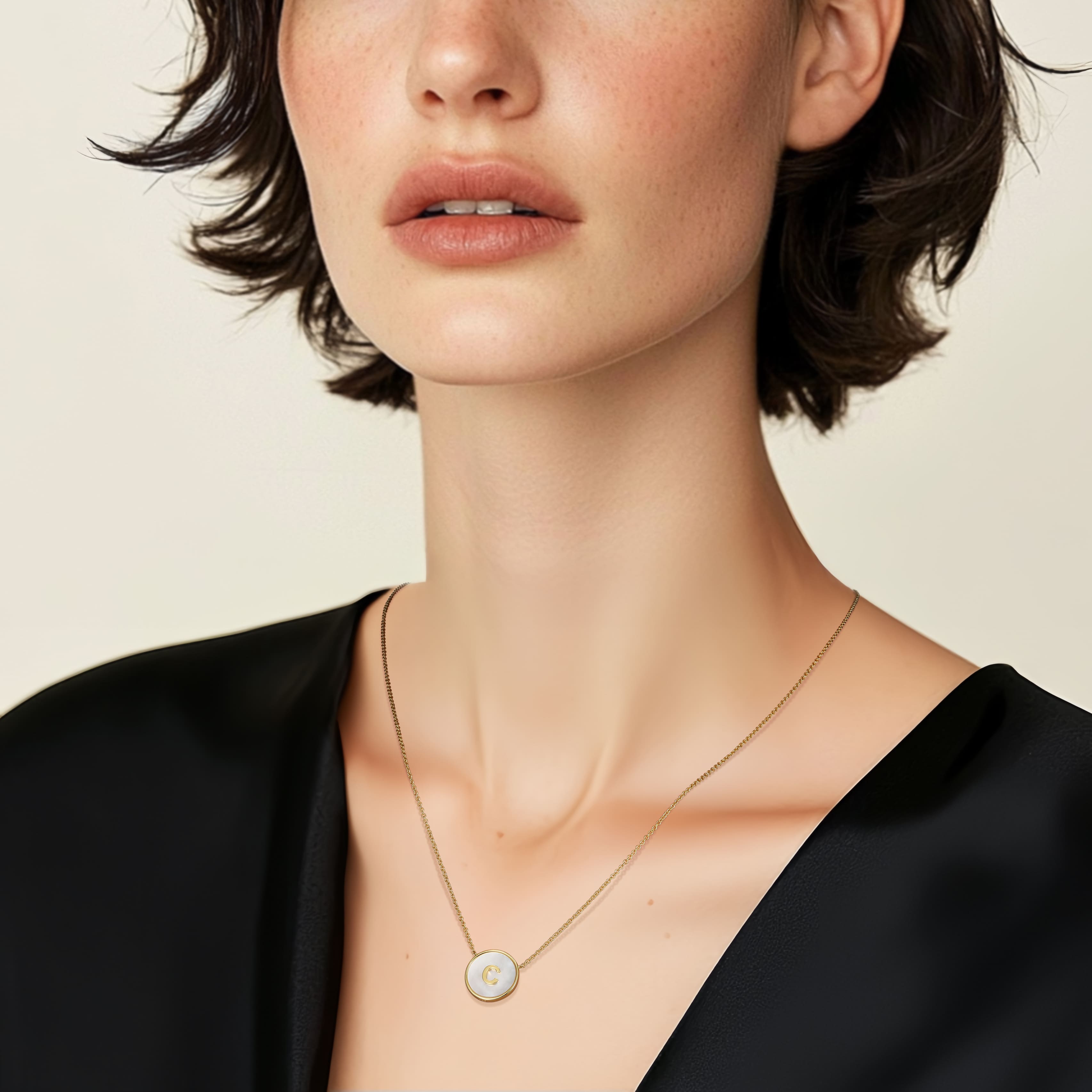 18k Gold Plated Silver Pearl Zodiac Necklace